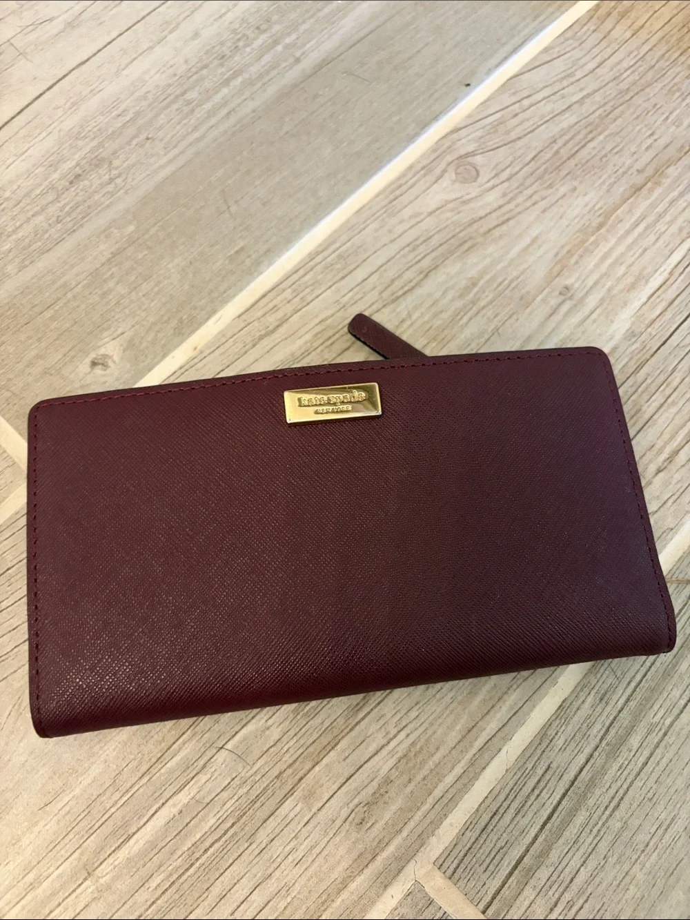 kate spade plum Wallet